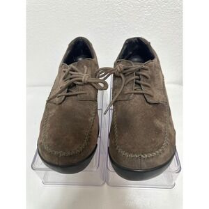 Wolverine ICS Men's Brown Suede Leather Lace Up Casual Shoes Size 8M